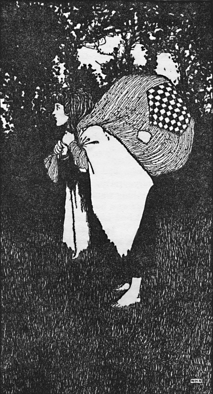 Køkkenpigen, c1930 af William Heath Robinson