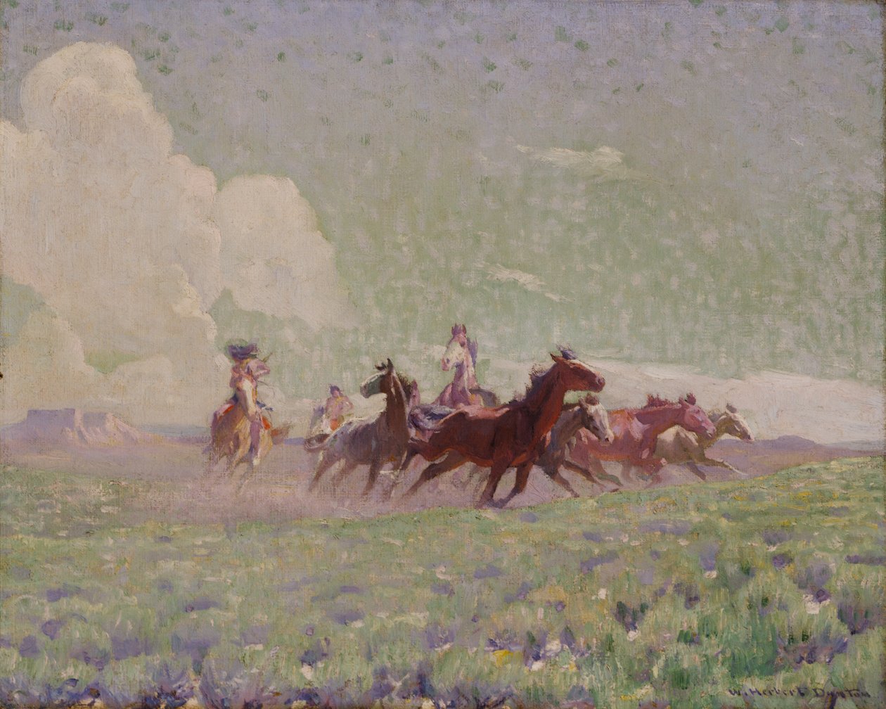 Fjendernes Heste, ca. 1912-1920. af W. Herbert Dunton