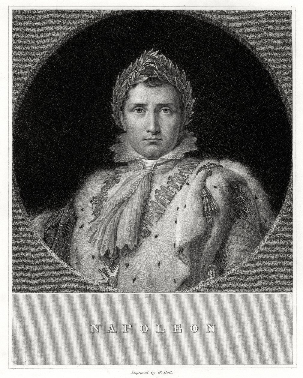 Napoleon Bonaparte, 1800-tallet. af W. Holl