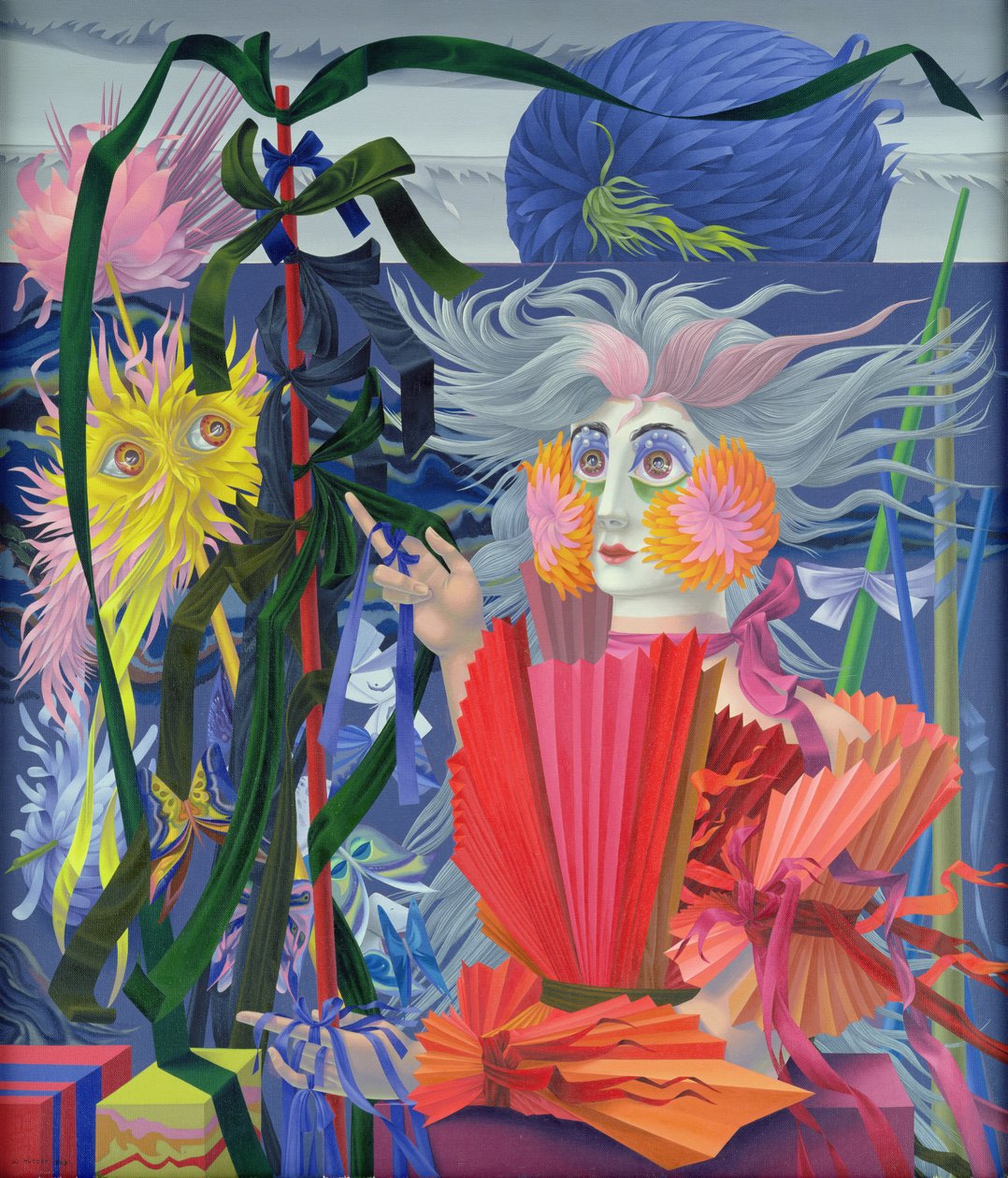 Blomsterfantasi af W. Hutton