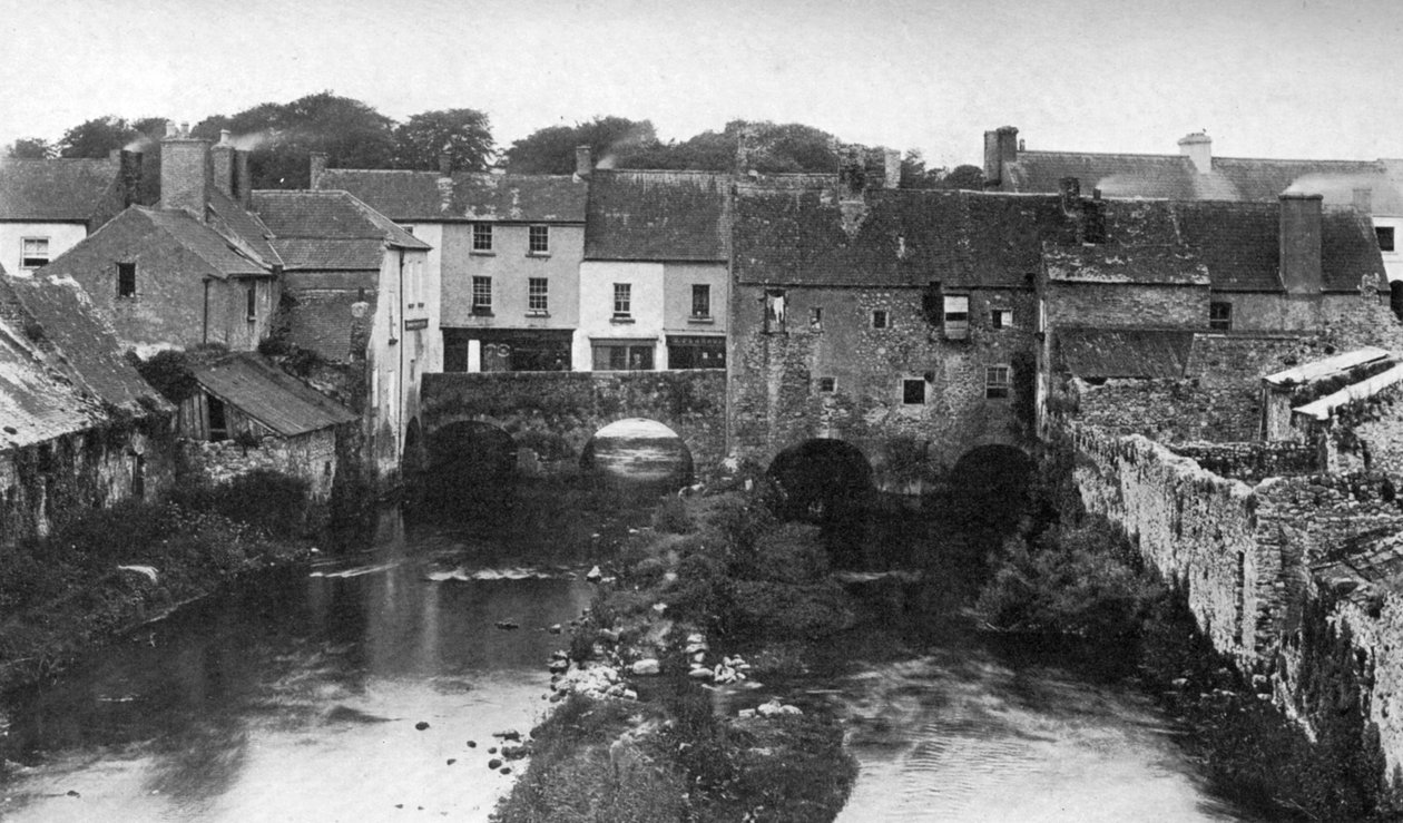 Gammel bro, Birr, Offaly, Irland, 1924-1926. af W. Lawrence
