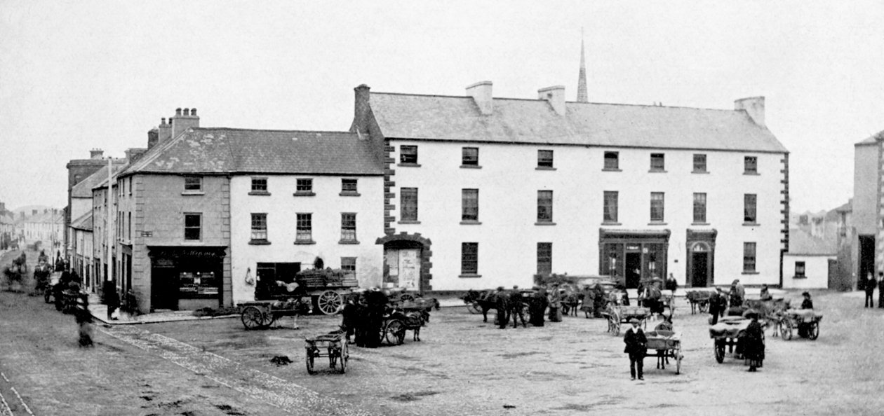 The Square, Mountmellick, County Laois, Irland, 1924-1926. af W. Lawrence