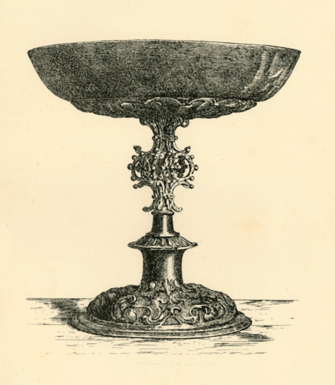 Sølv tazza, begyndelsen af det 17. århundrede, 1881. af W. M. McGill