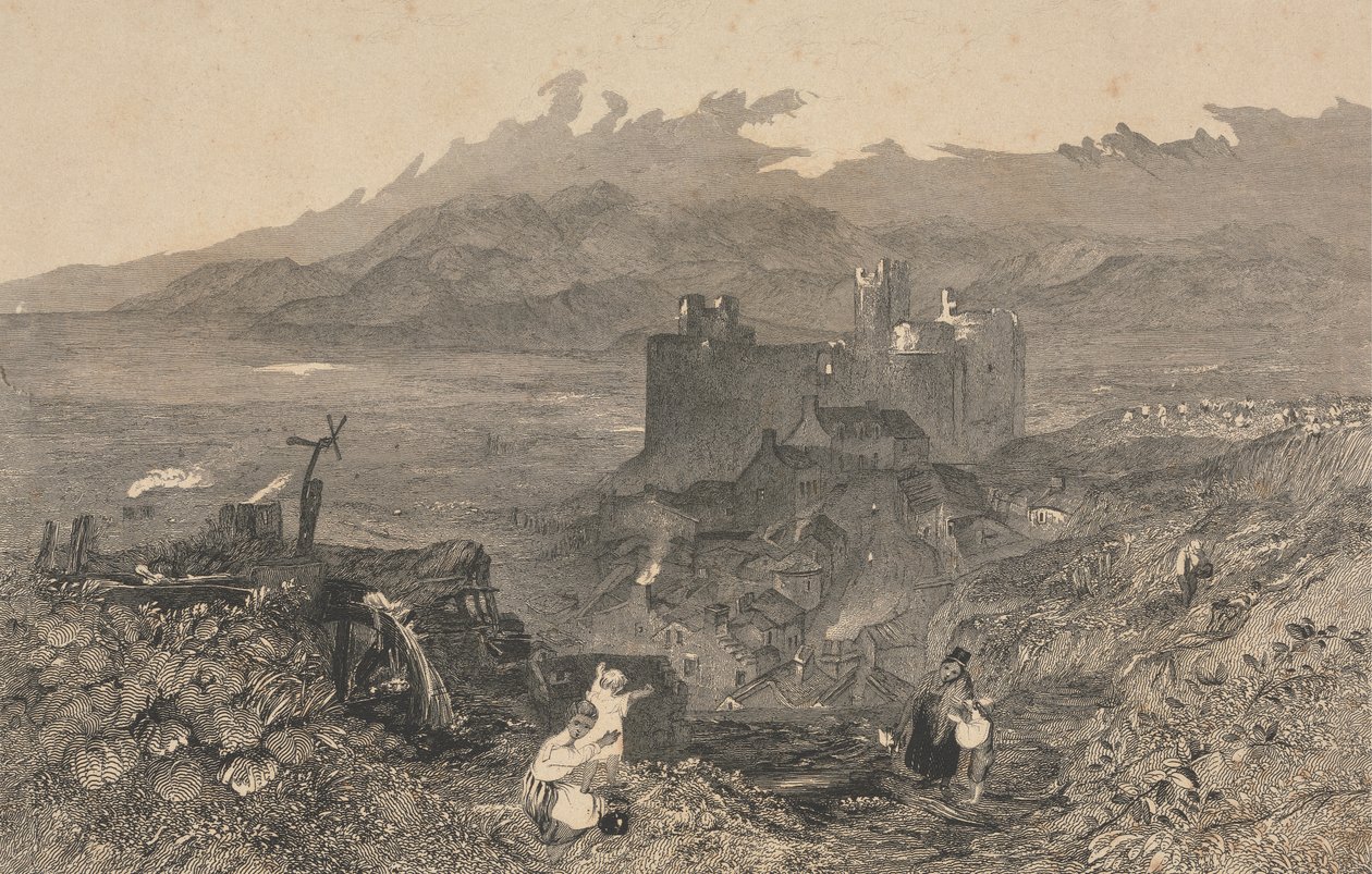 Harlech Castle, North Wales af W. R. Smith