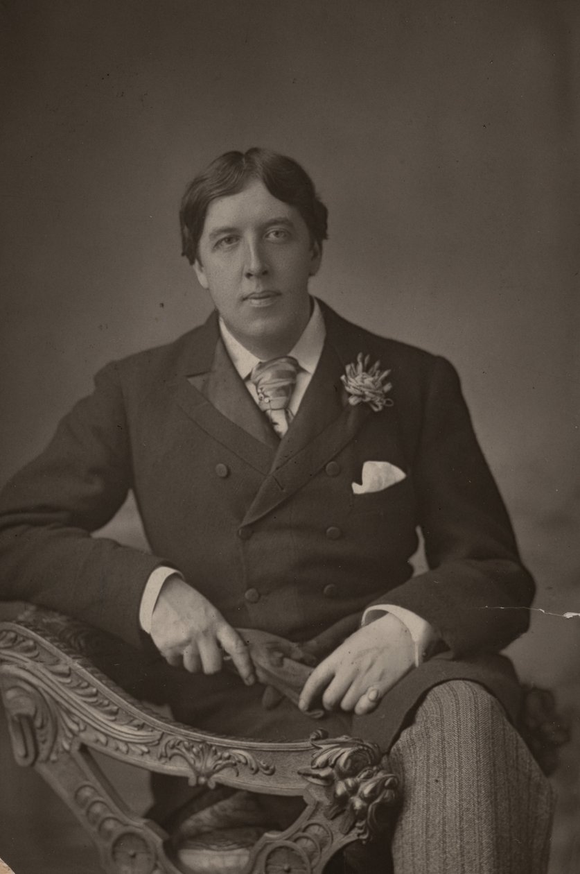 Portræt af Oscar Wilde af W. and D. Downey