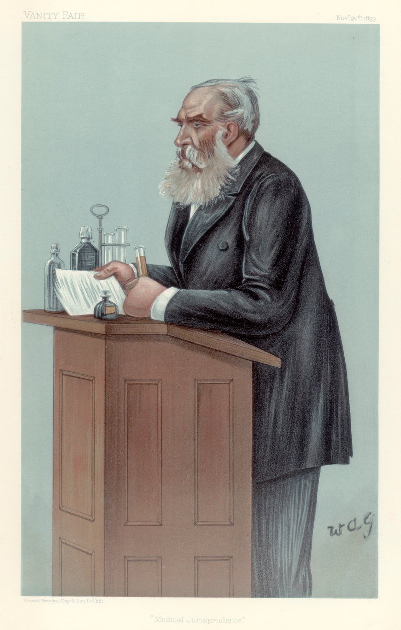 Thomas Stevenson, britisk retsmediciner, 1899. af Wag