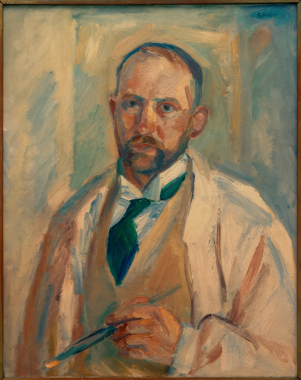 Selvportræt af Waldemar Rosler
