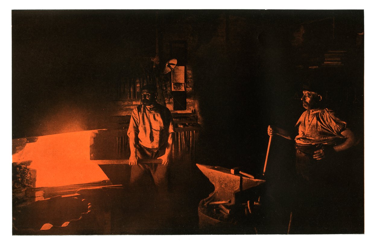 Smedjen, 1901. af Waldemar Titzenthaler