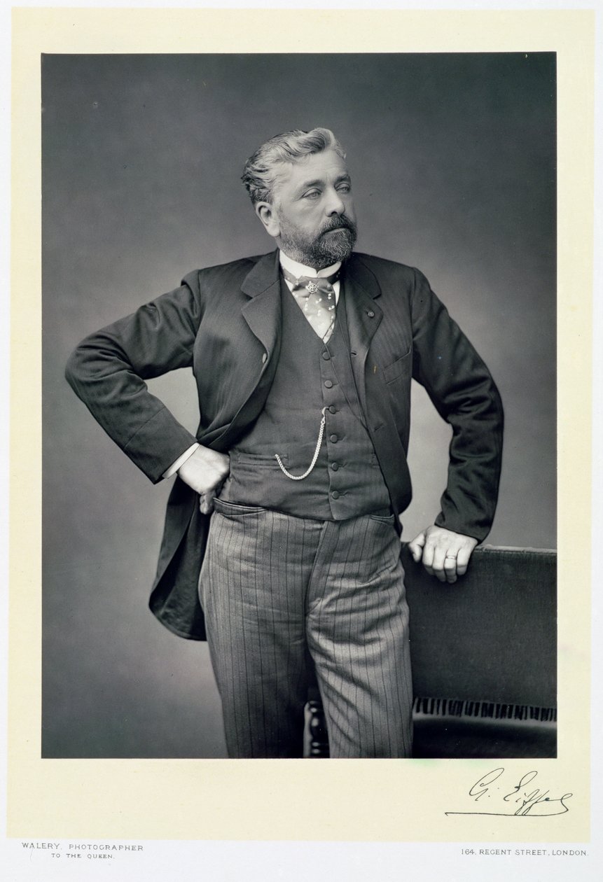Alexandre Gustave Eiffel, fransk ingeniør, slutningen af det 19. århundrede af Walery