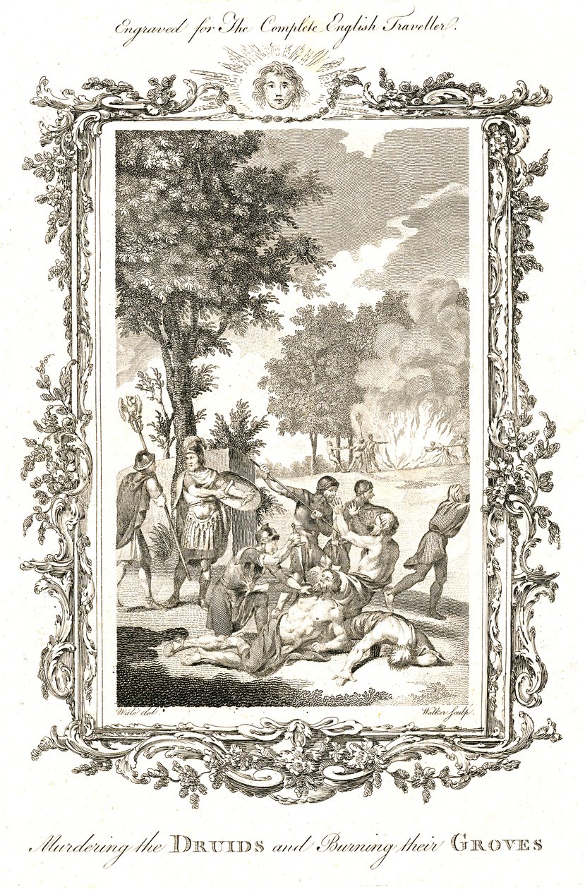 Murdering the Druids, c.1771-1772 af Walker
