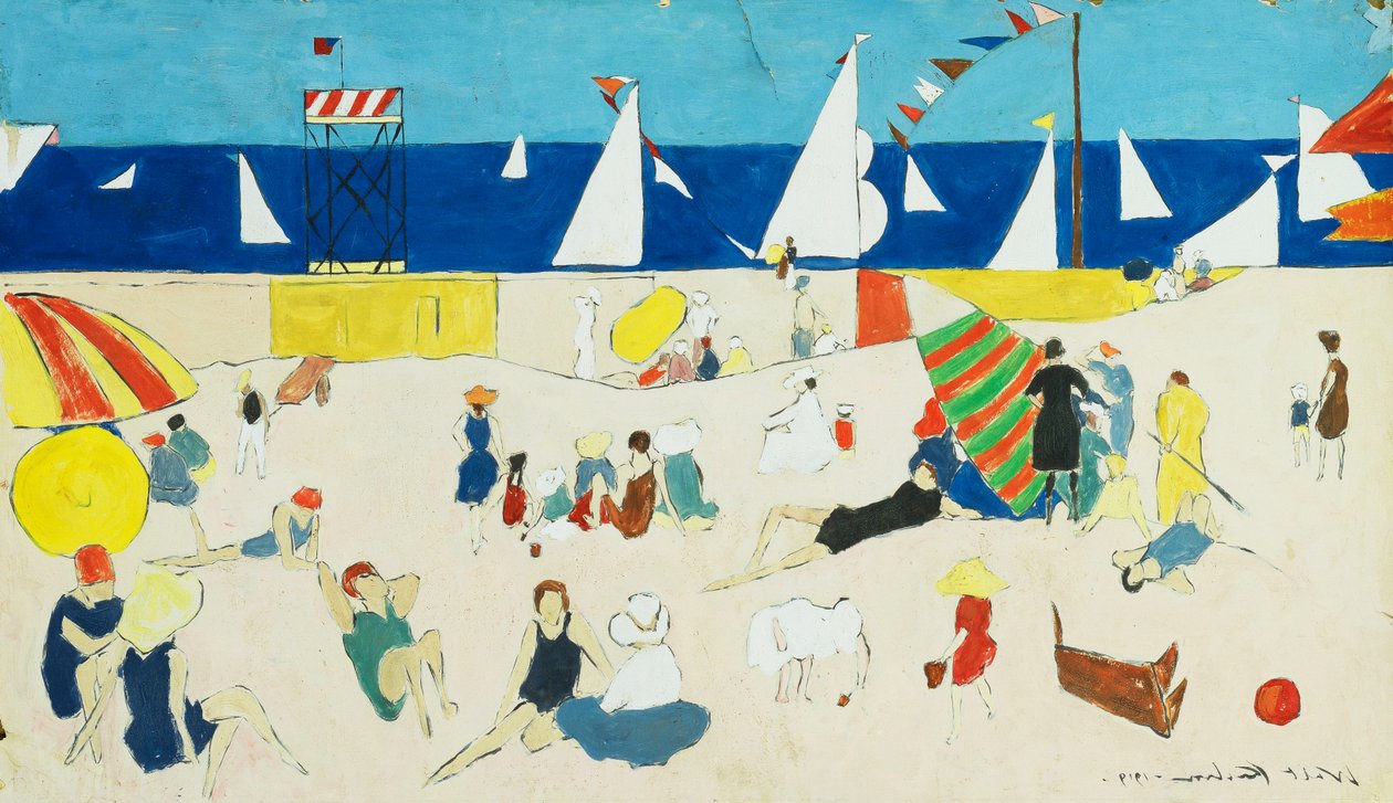 På stranden af Walt Kuhn