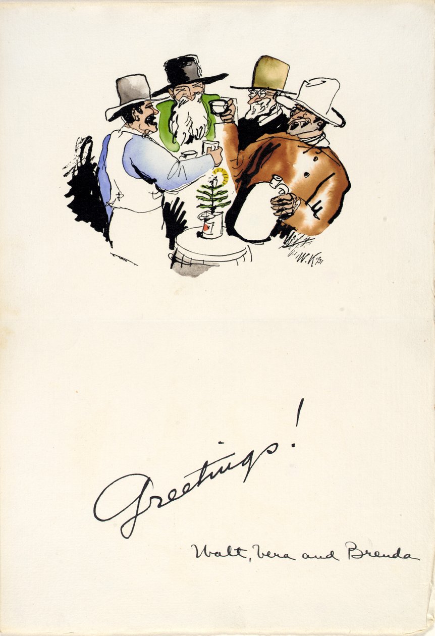 Julehilsener 1931 af Walt Kuhn