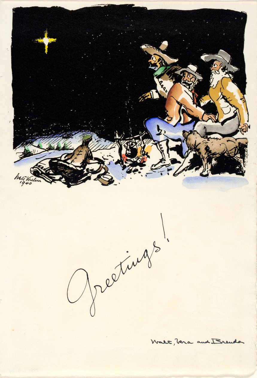 Julehilsener 1940 af Walt Kuhn