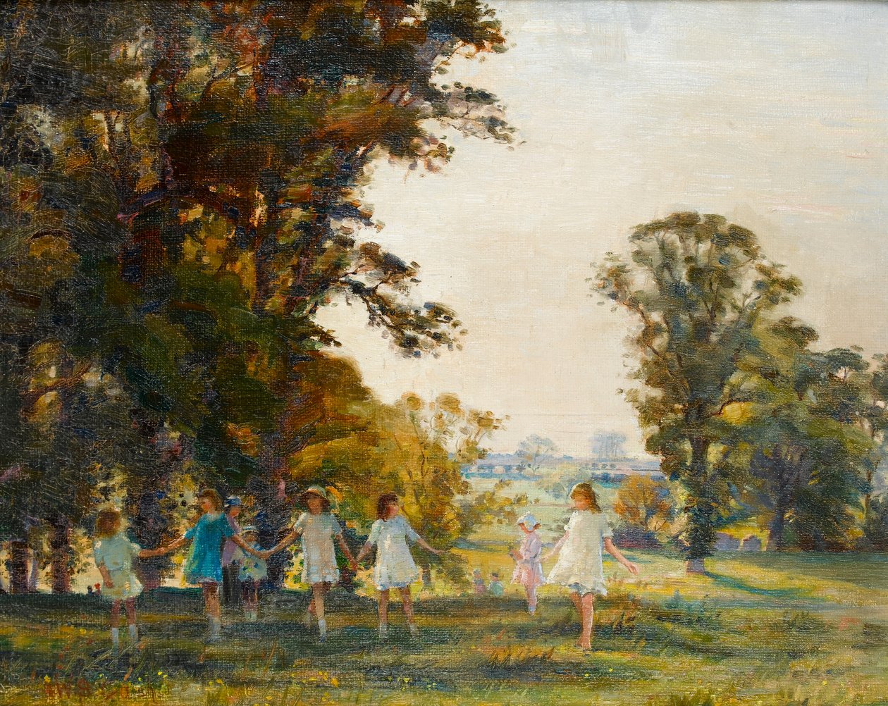 Børn leger af Walter Bonner Gash