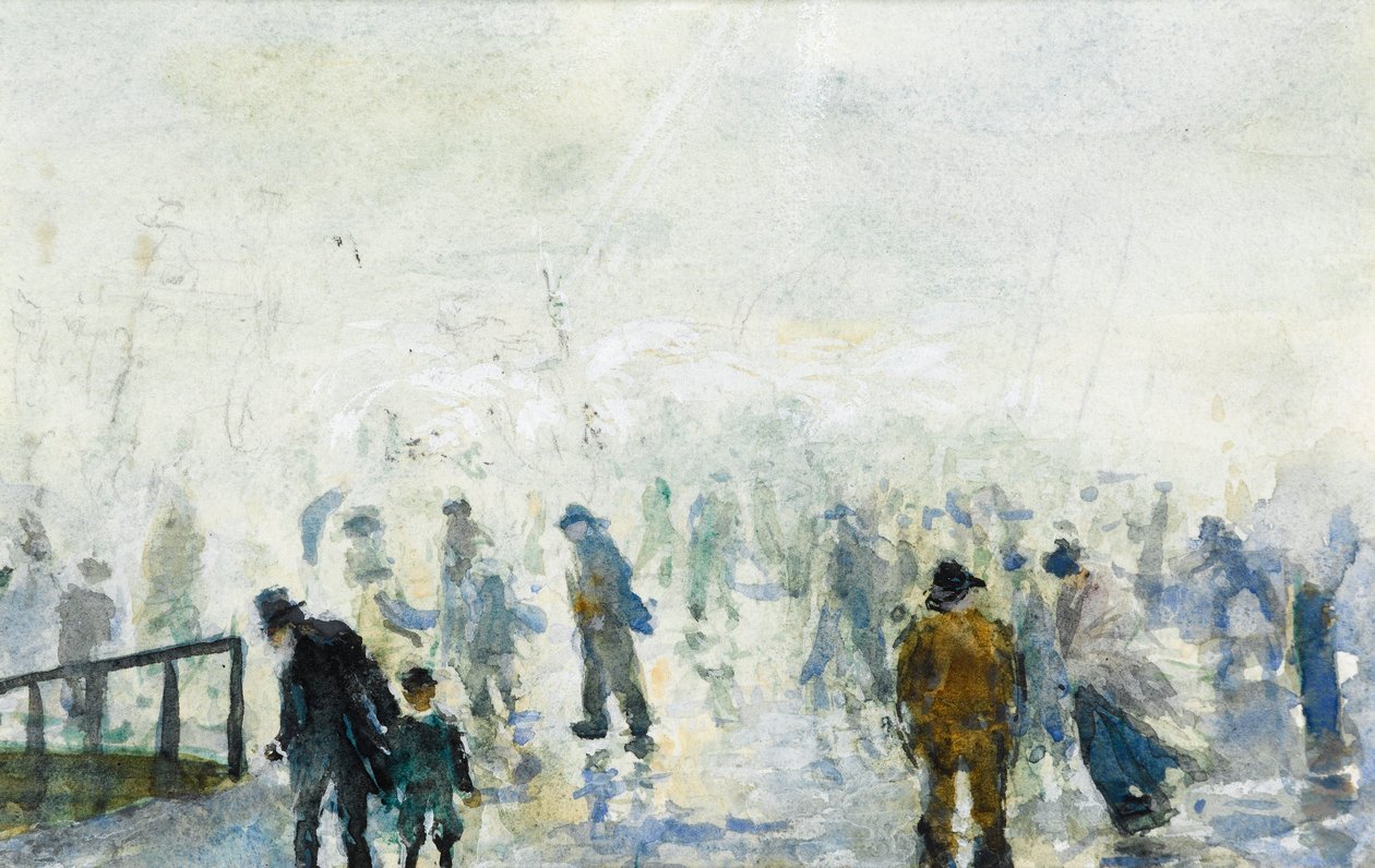 Markedsdag, Antwerpen af Walter Bonner Gash