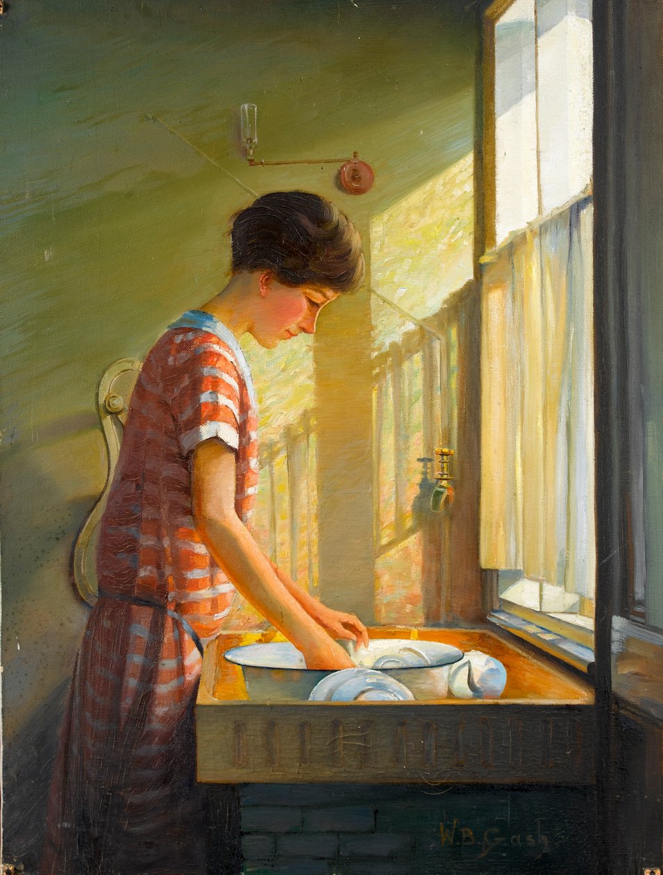 Vask op, ca. 1924-25 af Walter Bonner Gash