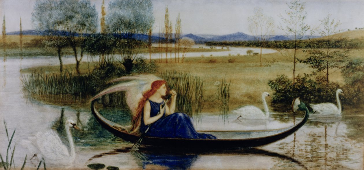 Min sjæl er en fortryllet båd af Walter Crane