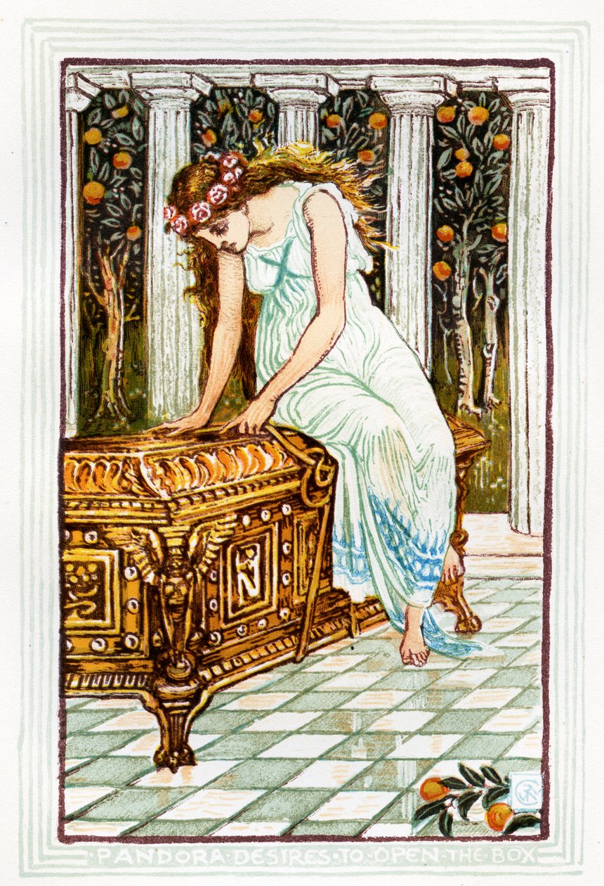 Pandoras æske af Walter Crane