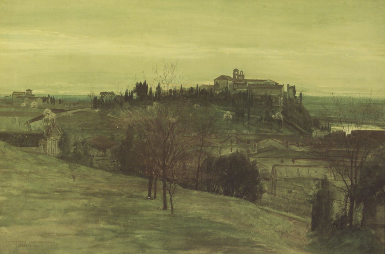 Aventinen fra Palatinen af Walter Crane