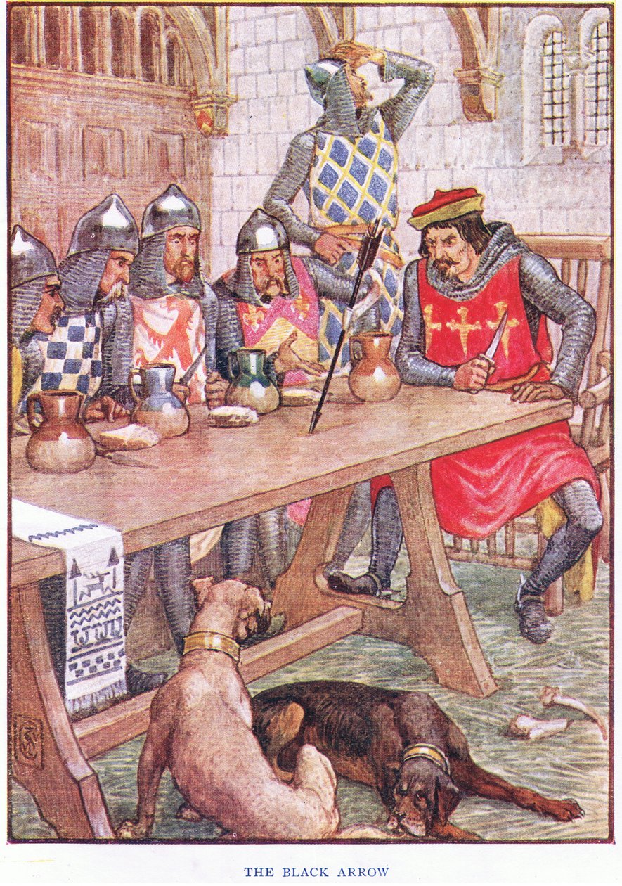 Den sorte pil, ca. 1920 af Walter Crane