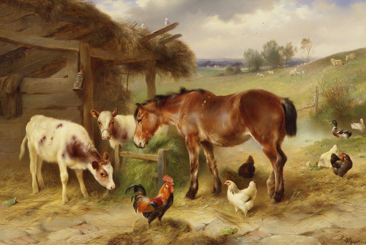Udenfor stalden af Walter Hunt