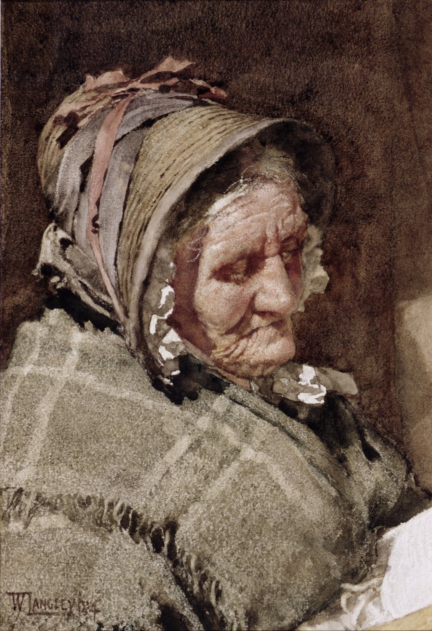En Newlyn Fish Wife, 1894 af Walter Langley