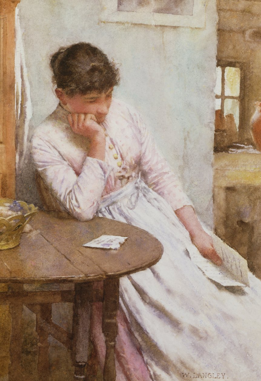 Brevet af Walter Langley