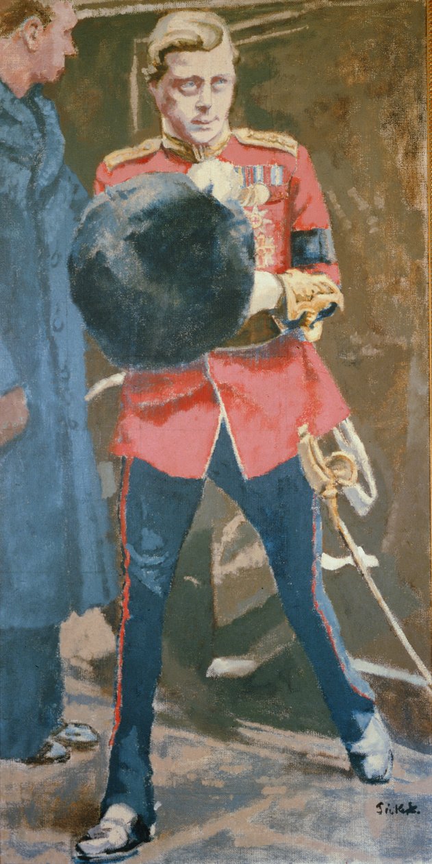 Edward VIII (1894-1972) som walisisk garde af Walter Richard Sickert