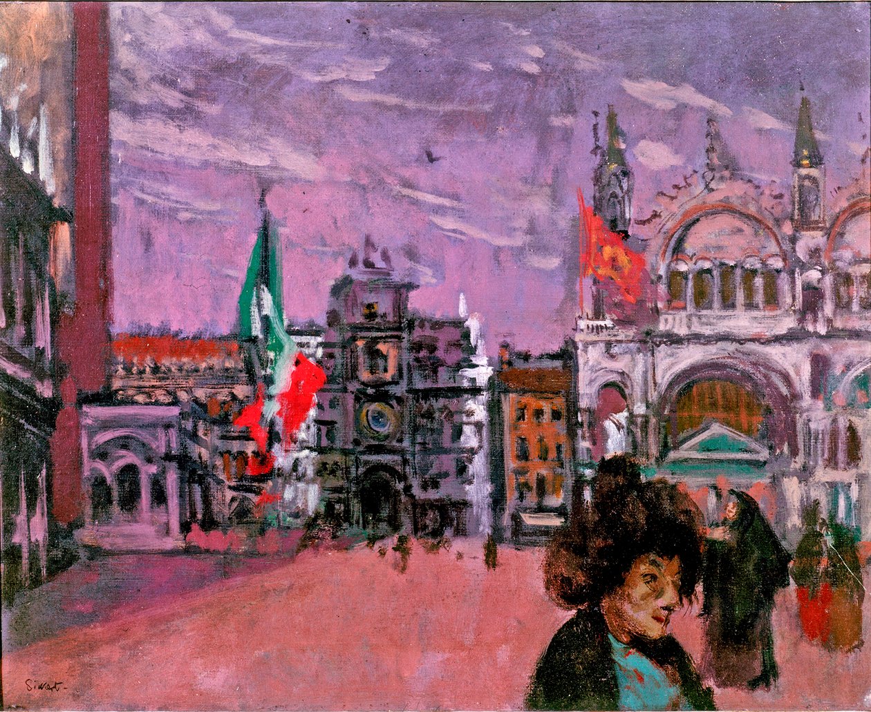 Piazza San Marco, Venedig, ca. 1903-06 af Walter Richard Sickert