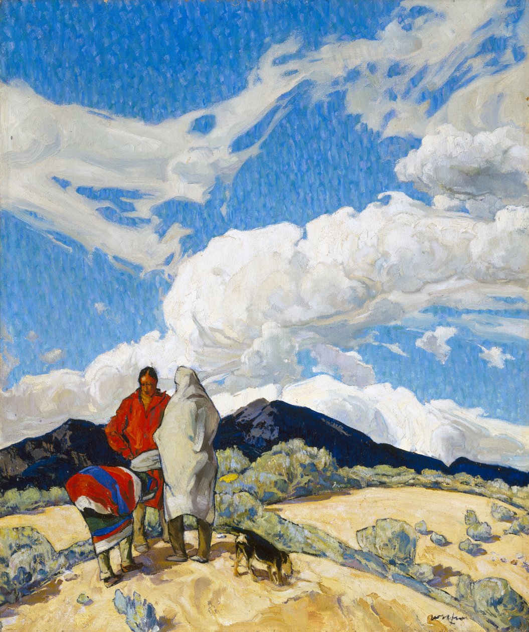 The Rendezvous, ca. 1914-22 af Walter Ufer