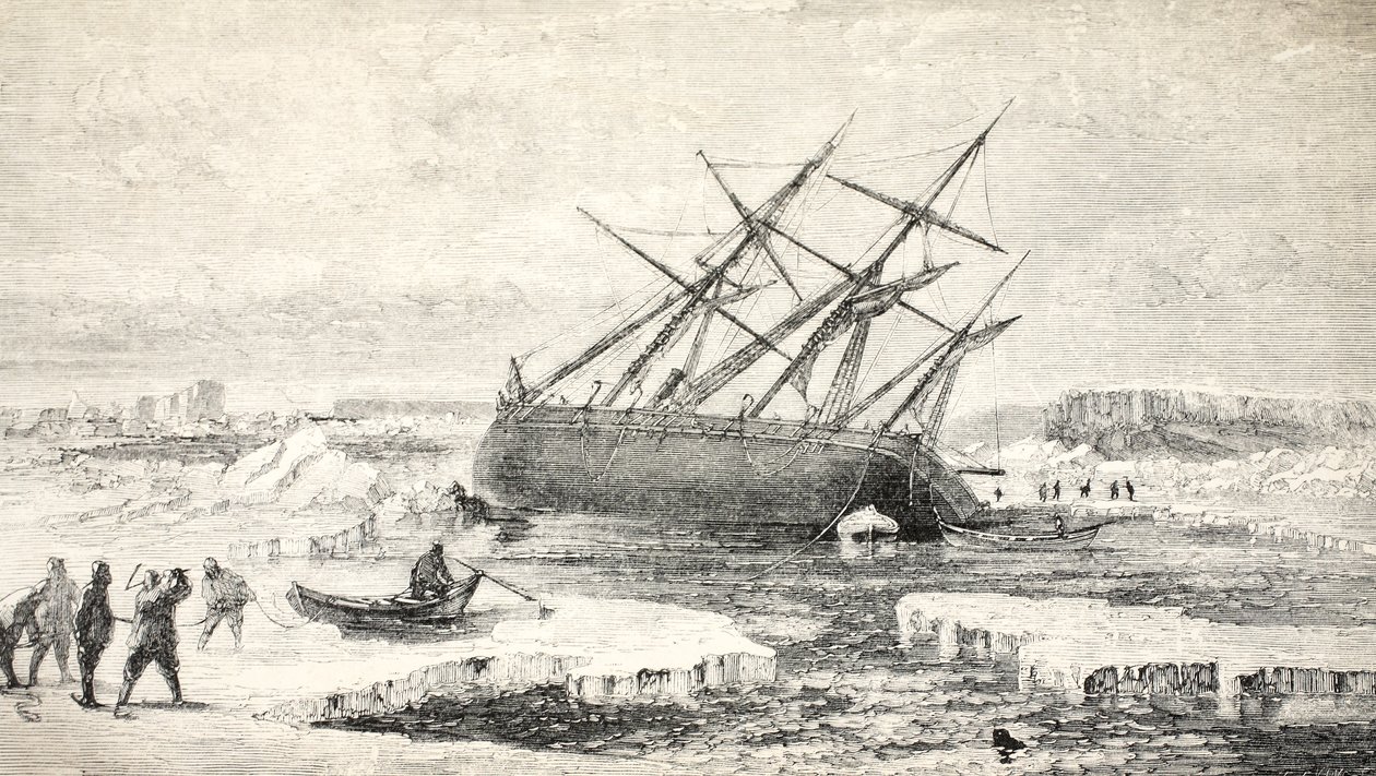 The Fox on a Rock nær Buchan Island, 1859 af Walter William May