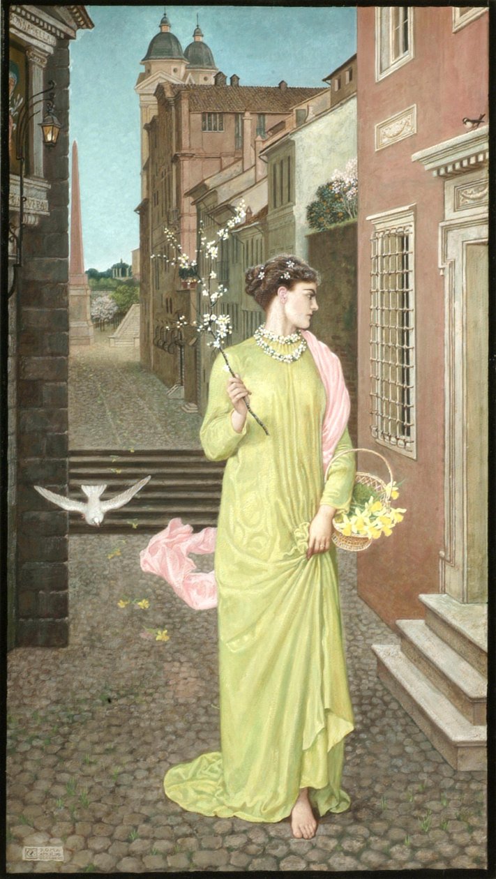 En forårsbebuder af Walter Crane