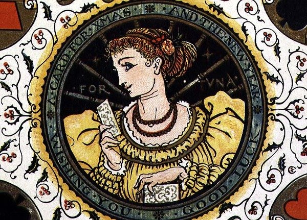 Julekort af Walter Crane