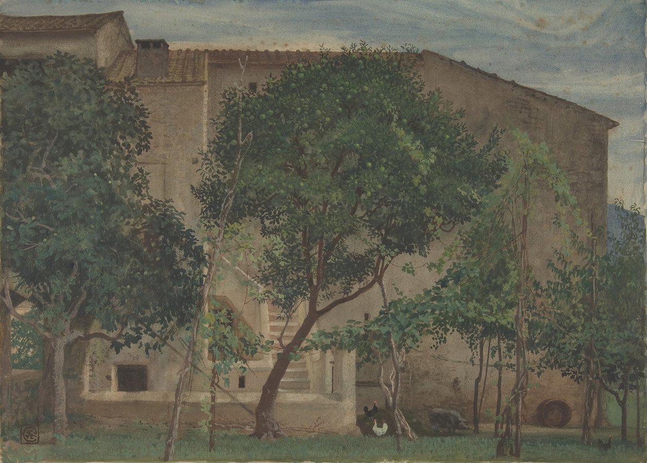 Italiensk Bondehus, 1871-3. af Walter Crane