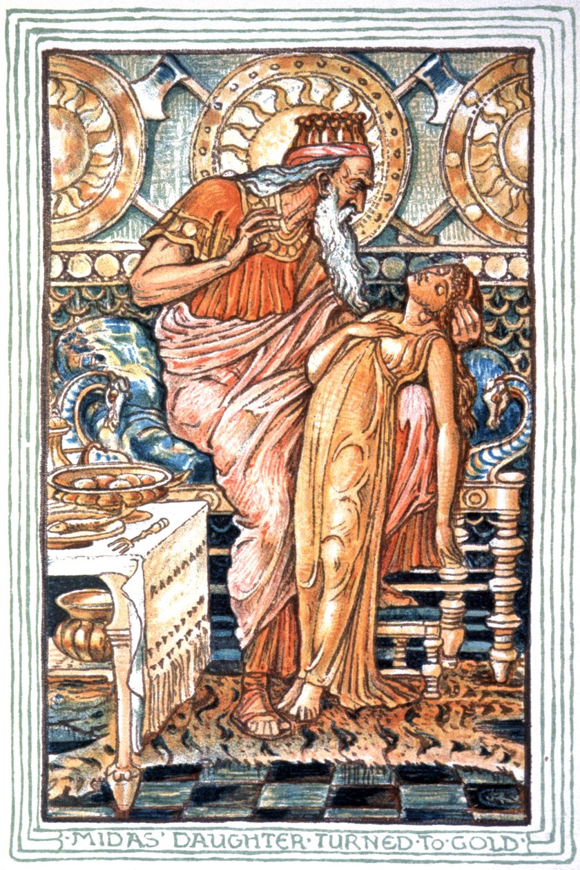 Kong Midas af Walter Crane