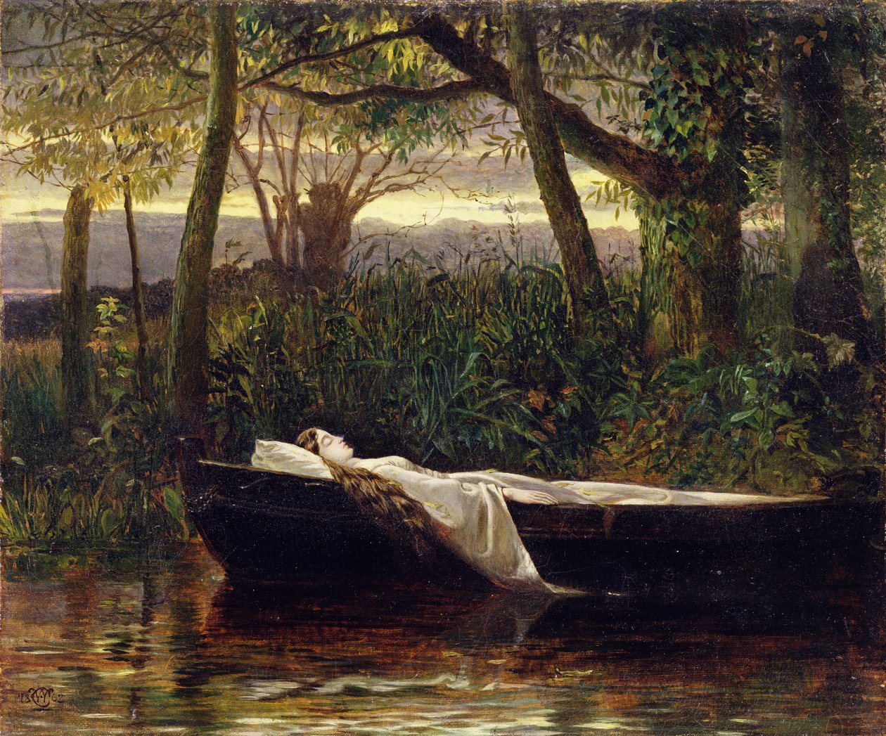 Lady of Shalott af Walter Crane