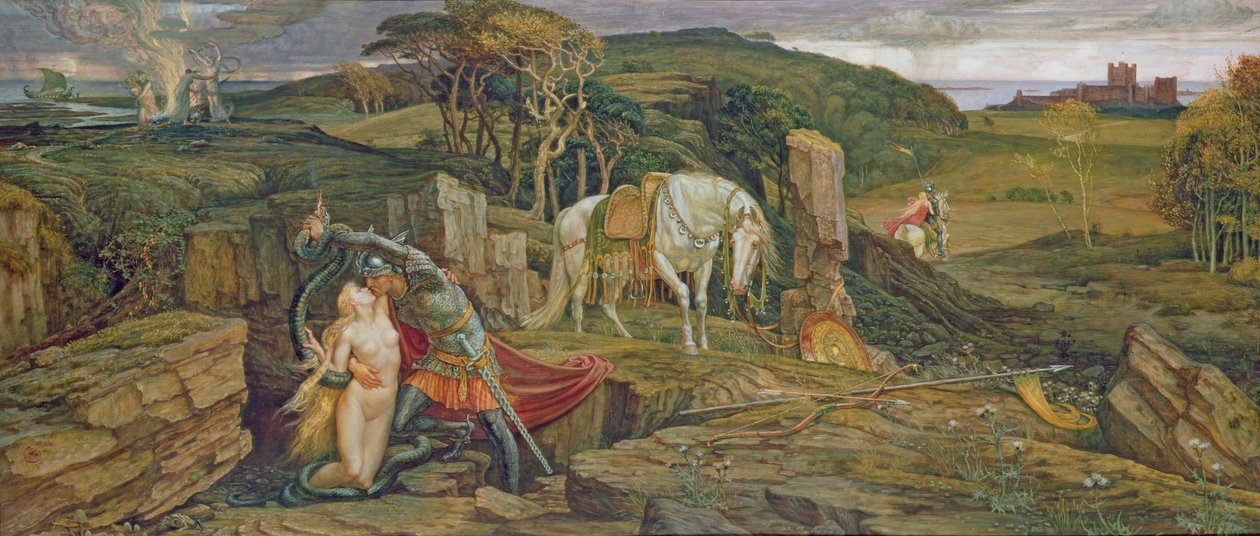 The Laidly Worm of Spindleston Heugh af Walter Crane