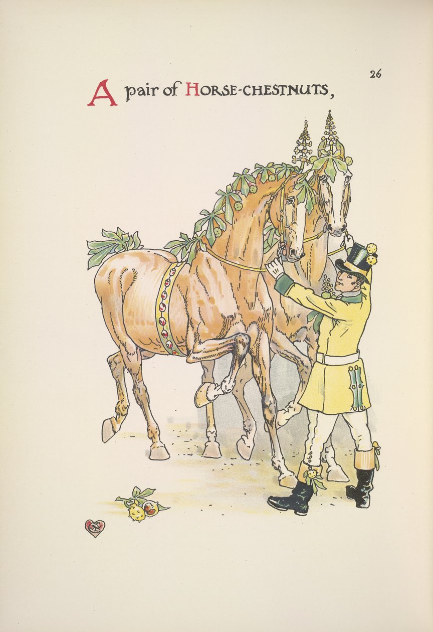 To heste af Walter Crane
