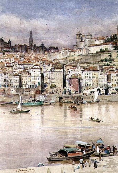 Continental Town Harbour af Walter Frederick Roofe Tyndale