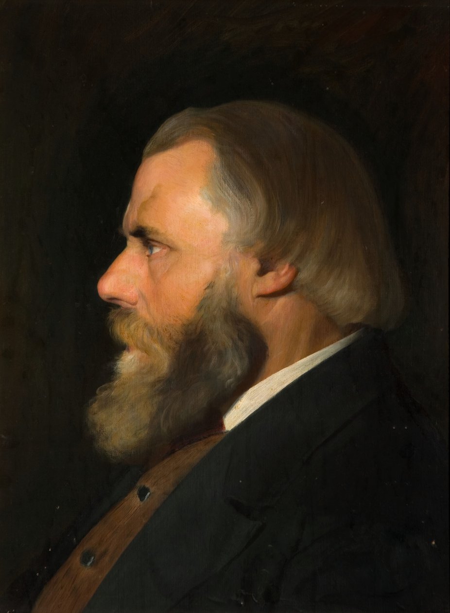 Portræt af kunstnerens far, 1910. af Walter Freeth