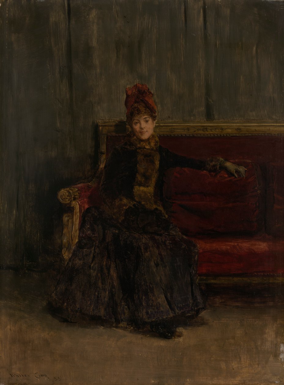 Siddende Dame af Walter Gay
