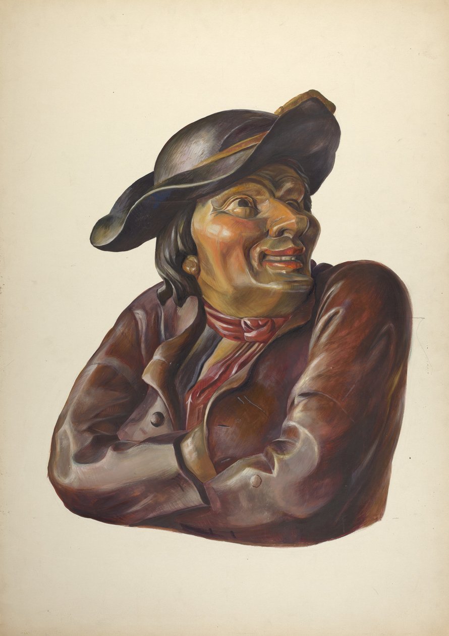 Tavern Bust, ca. 1937. af Walter Hochstrasser