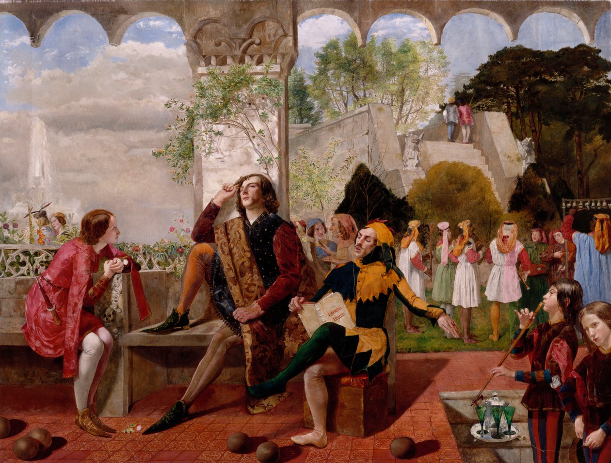 Tolvte nat, anden akt, scene IV af Walter Howell Deverell