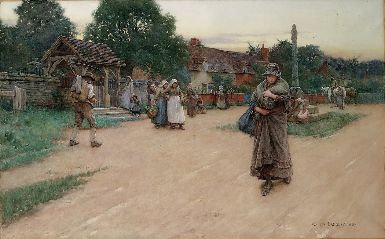 Forrådt, 1887 af Walter Langley