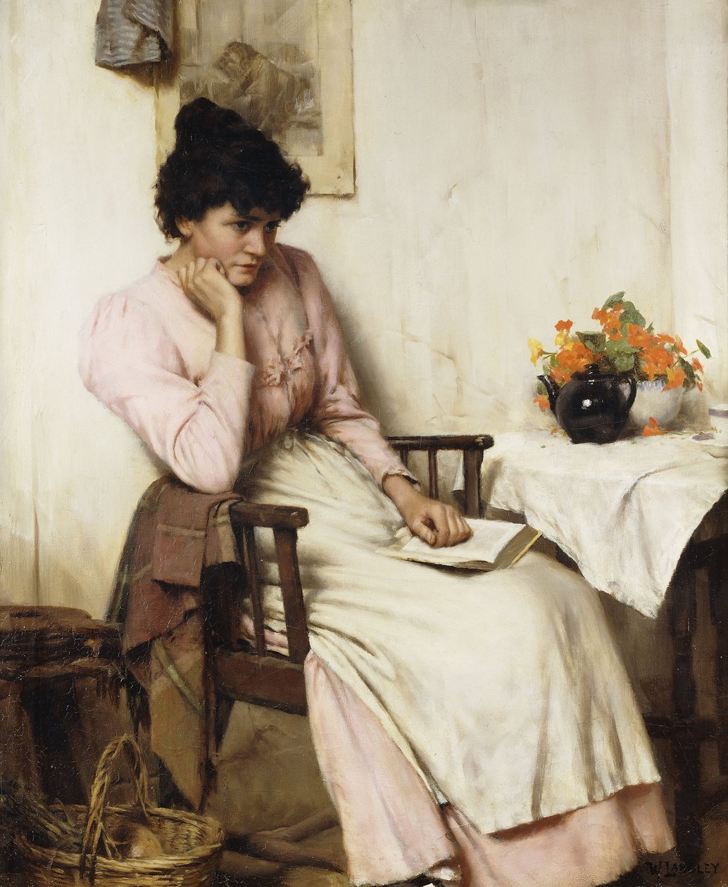 Fjerne tanker, af Walter Langley