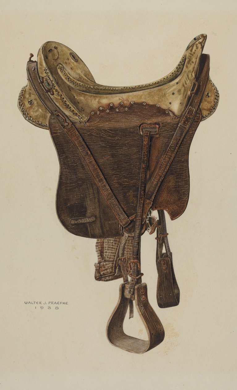 McLellan Saddle, 1938. af Walter Praefke