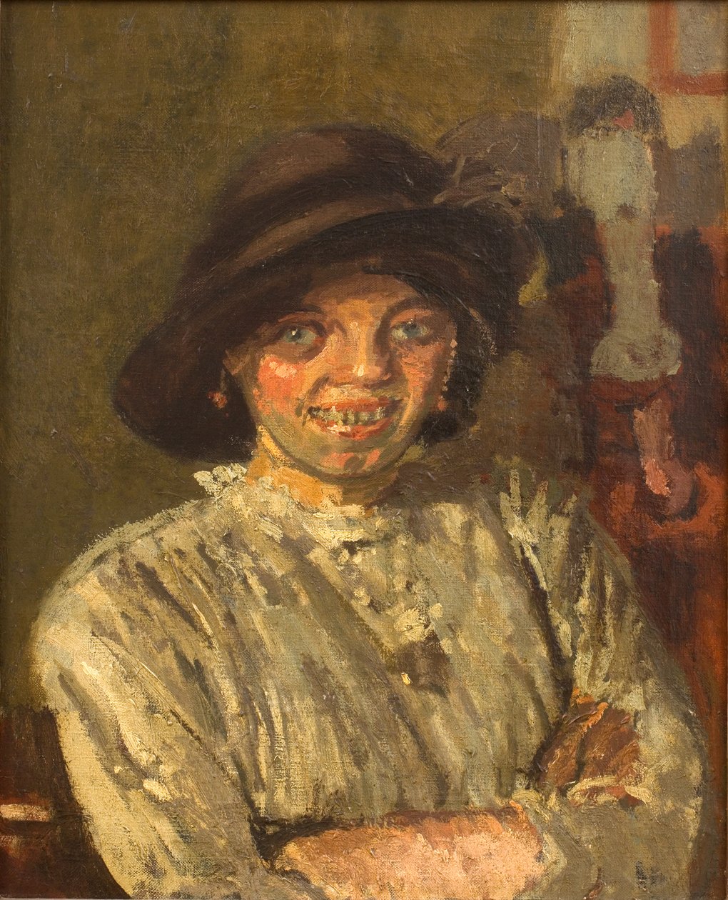 Kylling, ca. 1914 (Olie på lærred) af Walter Richard Sickert