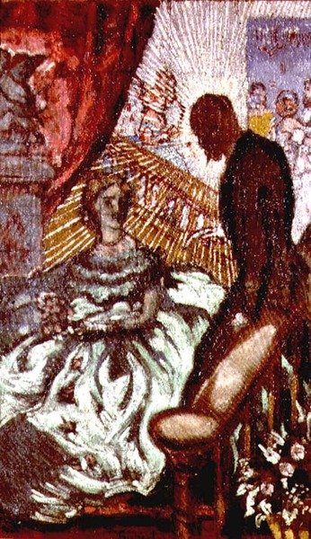 Romeo og Julie (olie på lærred) af Walter Richard Sickert