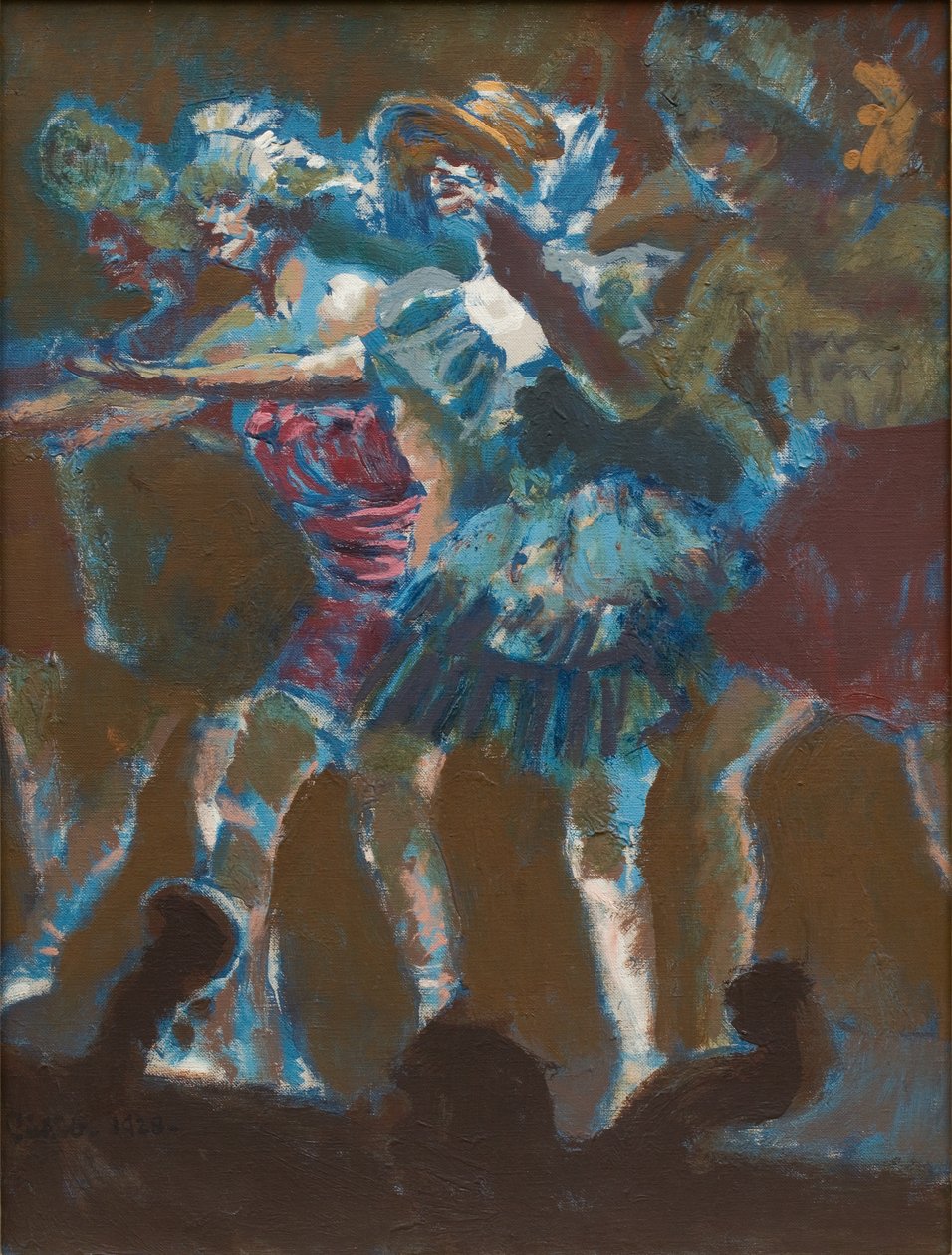 The Plaza Tiller Girls af Walter Richard Sickert