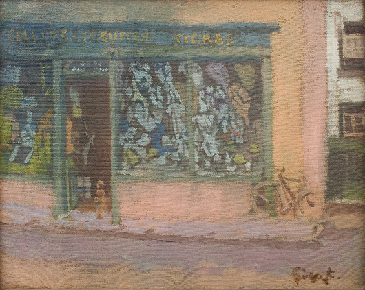 The Shop, Chagford af Walter Richard Sickert